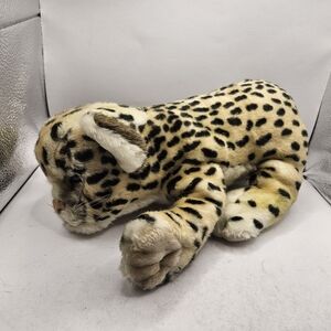 Wallace Berrie Cheetah Leopard Plush 1984 Stuffed Animal Applause Cat Vintage. 